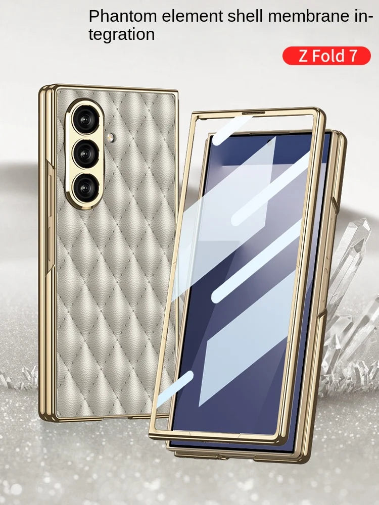 Premium Diamond-Texture Z Fold 7 Case