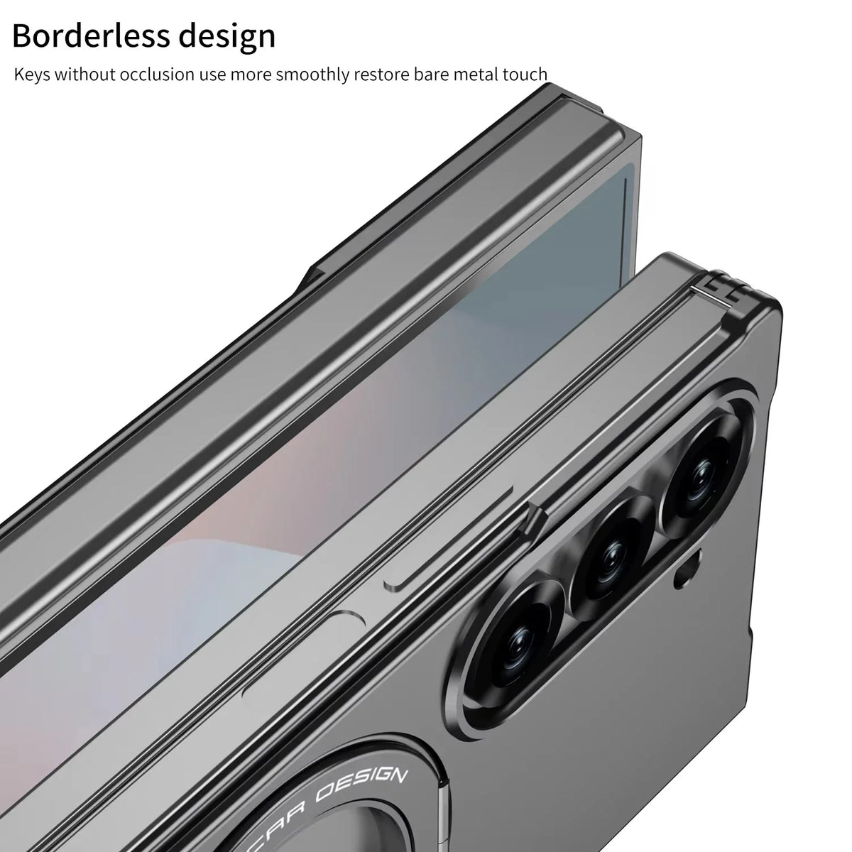 Premium Metal Kickstand Case