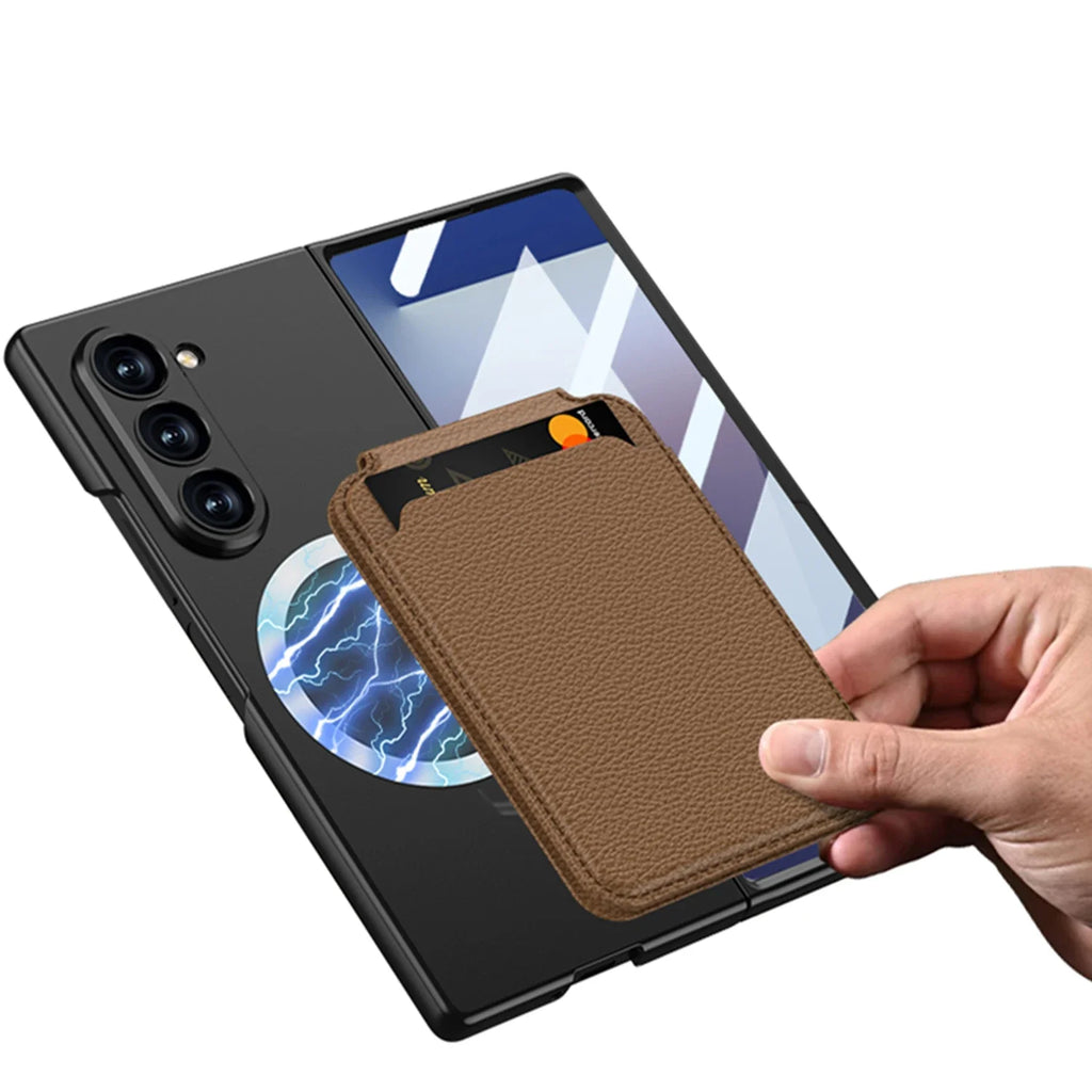 Magnetic Wallet Stand Case