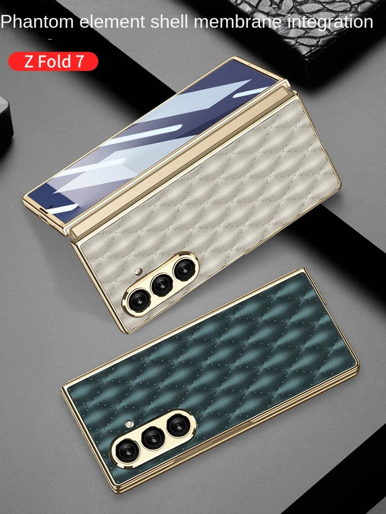 Premium Diamond-Texture Z Fold 7 Case