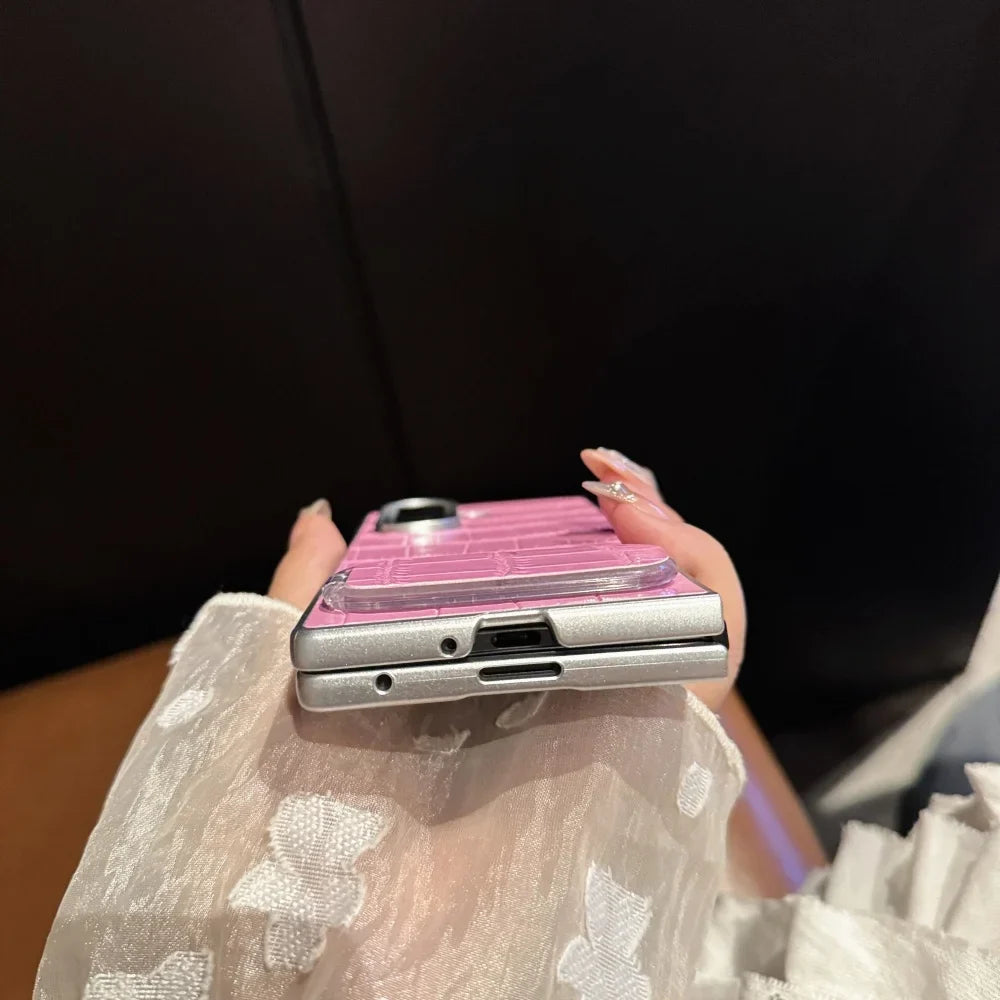 Luxury Crocodile Texture Kickstand Case