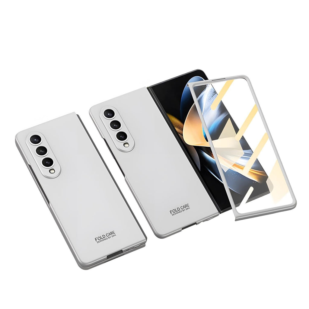 Ultra Thin Shockproof Matte Case with Glass Film For Samsung Galaxy Z Fold 4