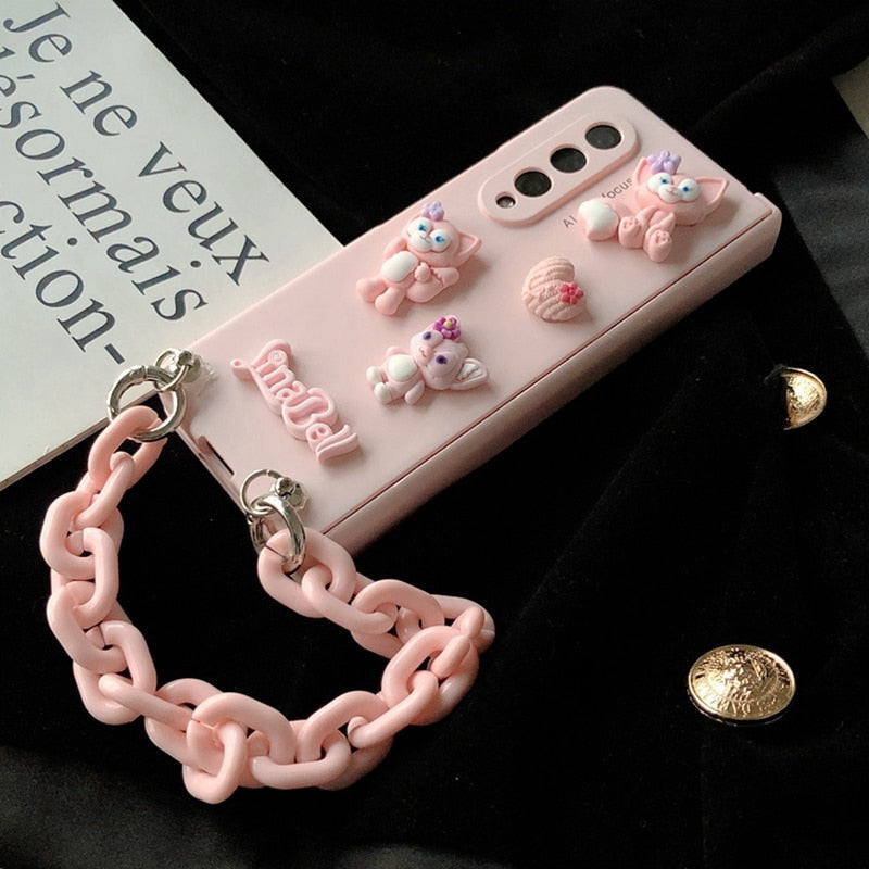 Fashion Bracelet Holder Phone case For Samsung Galaxy Z Fold 4
