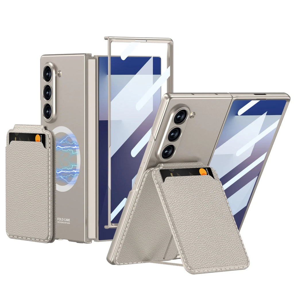Magnetic Wallet Stand Case
