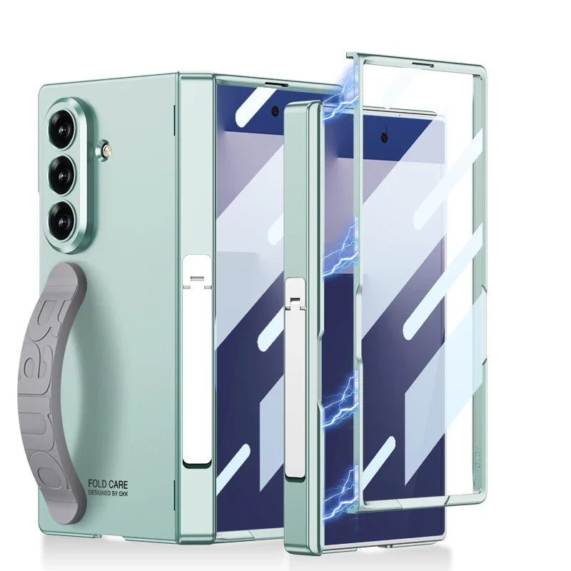 Magnetic Stand Case with Hinge Guard