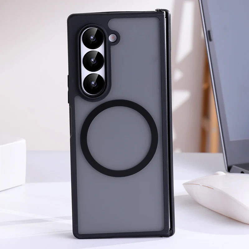 Black Magnetic Wireless Charging Case