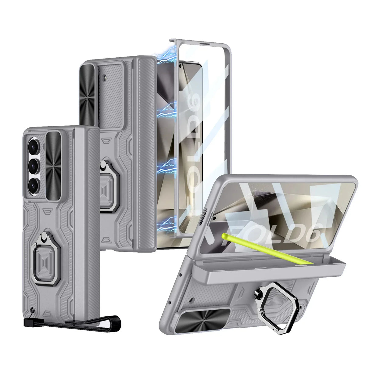 Shockproof Case with Pen Holder For Samsung Galaxy Z Fold 6