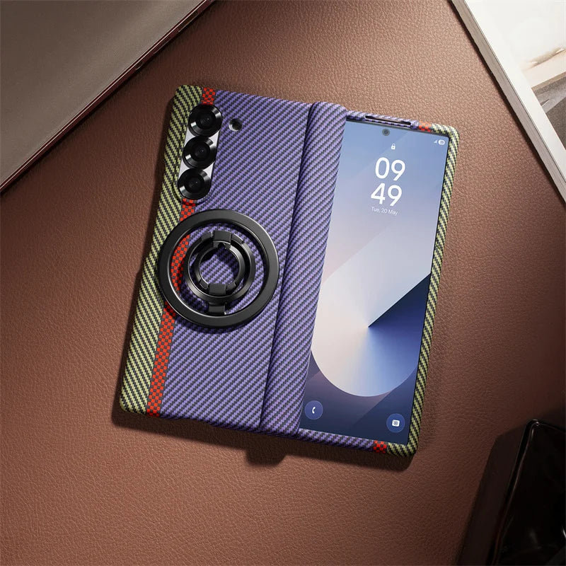 360° Carbon Fiber Protective Case for Z Fold