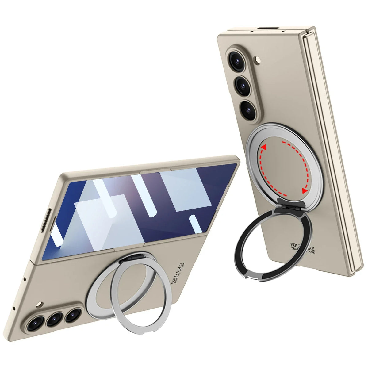 Magnetic Kickstand Ring Case