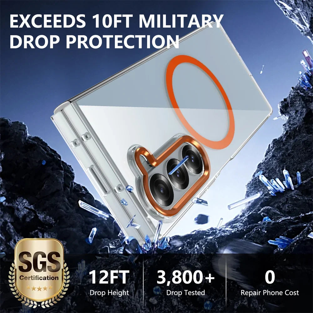 Clear Magnetic Case with Ring