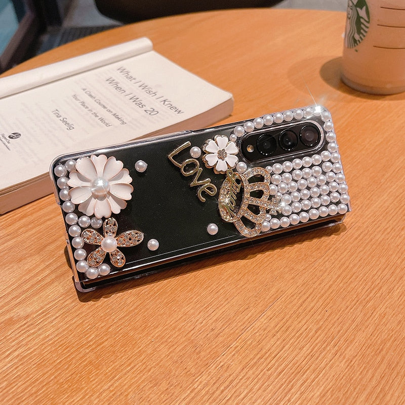 Luxury Bling Rhinestone Case For Samsung Galaxy Z FOLD 4 5G