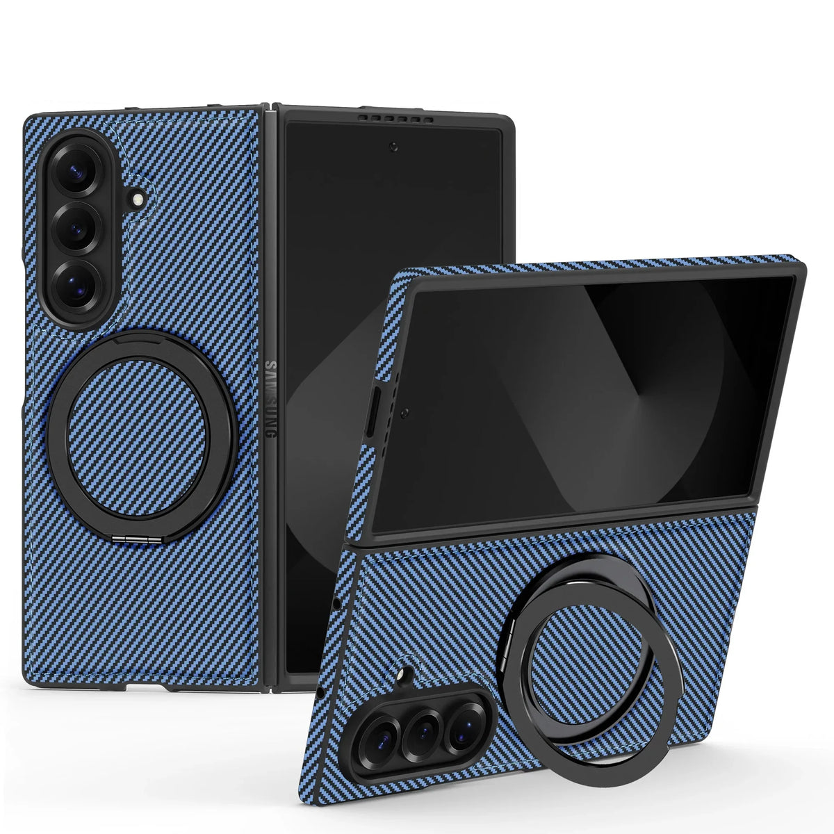 Carbon Fiber Case with Magnetic Ring