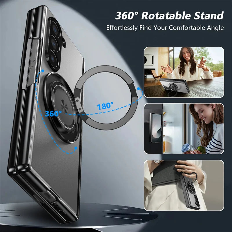 Magnetic Armor Case with Stand