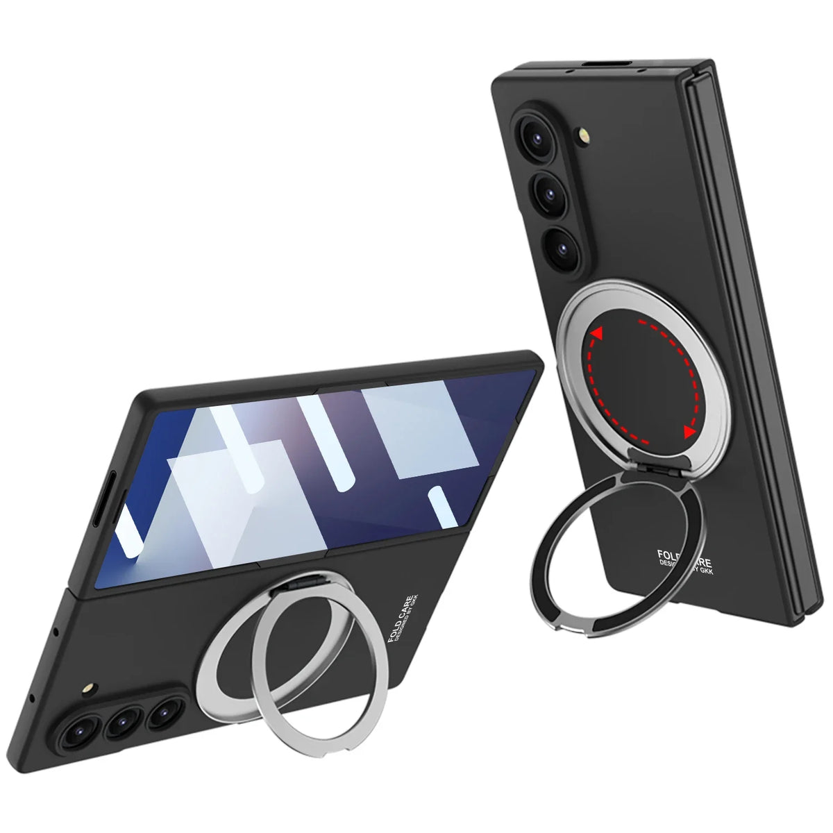 Magnetic Kickstand Ring Case