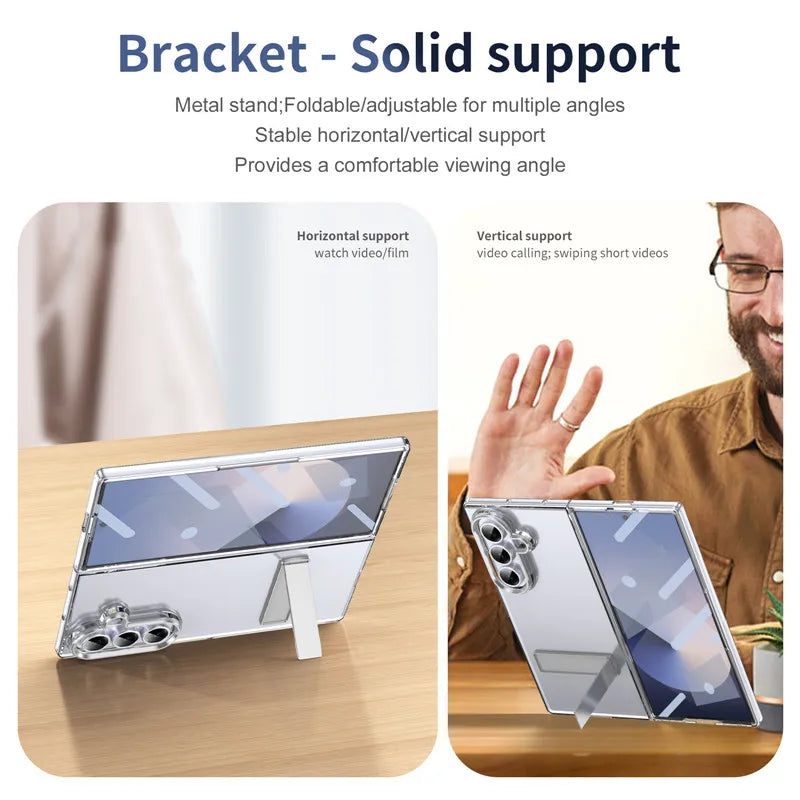 Transparent Kickstand Clear Case
