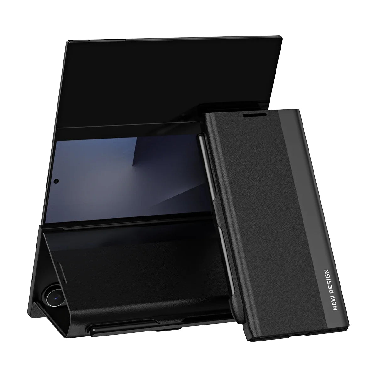 Smart View Flip Leather Case with Pen for Galaxy Z TriFold