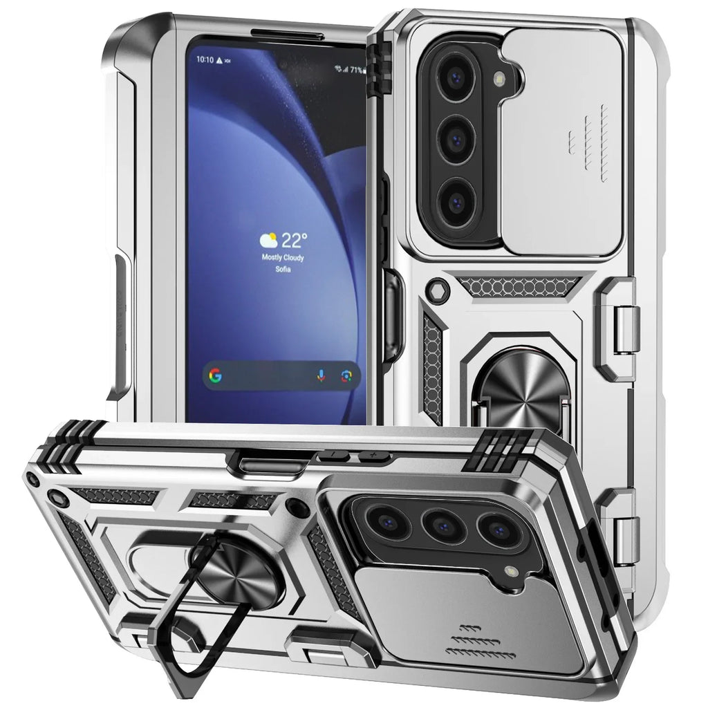 Rugged Armor Case with Kickstand & Camera Cover