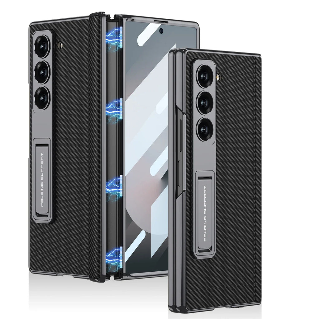 Premium Leather Magnetic Stand Case