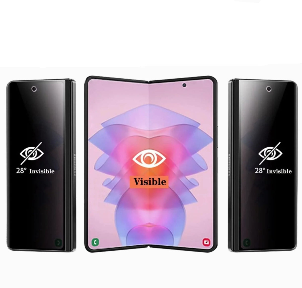 Anti-Peeping Front & Back Screen Privacy Protector For Galaxy Z Fold 4