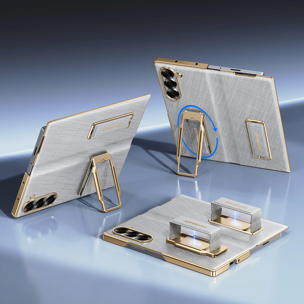 Strap Stand Leather Case for Z Fold 7